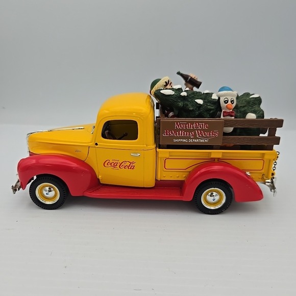 ERTL Other - Ertl‎ #H839 Coca-Cola 1940 Ford Pick-Up "North Pole Bottling Works" 1/25 Diecast
